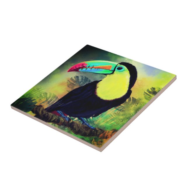 Toucan Ceramiv Tile (Side)