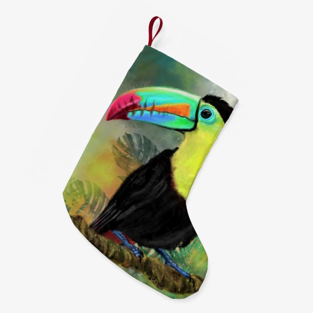 Toucan Christmas Stocking Toco Bird (Front (Hanging))