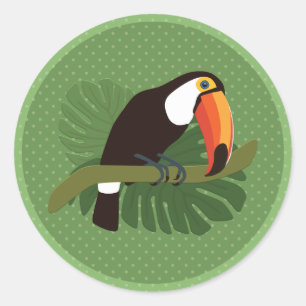 Toucan Classic Round Sticker