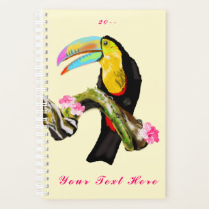 Toucan - Customisable + Add Your Text / Name - Planner
