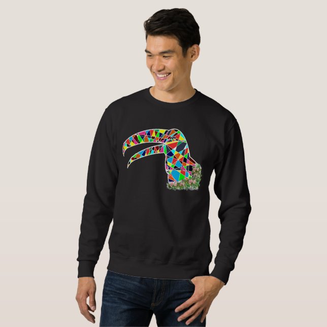 Toucan Design Men's Sweatshirt (Front Full)