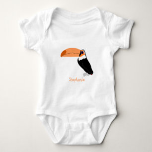 Toucan Design Personalised Baby Bodysuit