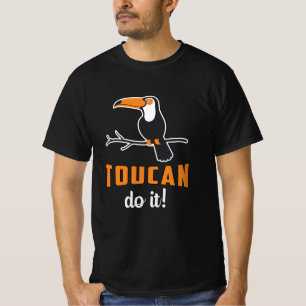 Toucan Do It Bird Watcher Watching Retro Toucans T-Shirt