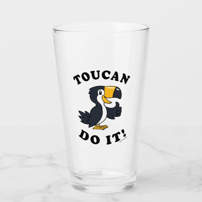Toucan Do It Glass (Front)