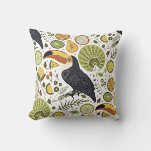 Toucan Dreams Throw Pillow