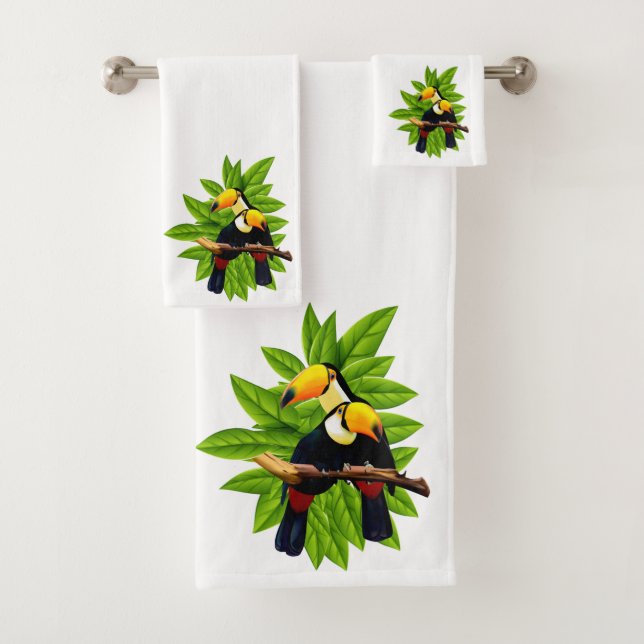 Toucan Duo Bath Towel Set (Insitu)