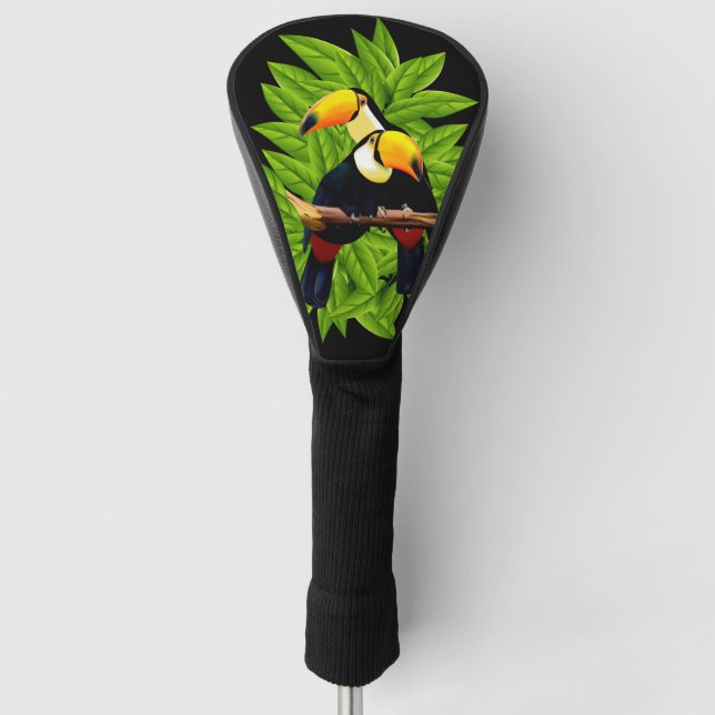 Toucan Duo Golf Head Cover (Front)