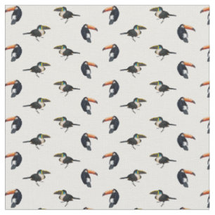Toucan Frenzy Fabric (Choose Colour)