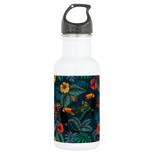 Toucan garden 2 532 ml water bottle (Front)