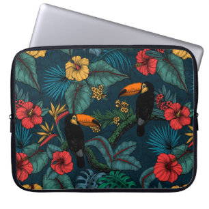 Toucan garden 2 laptop sleeve