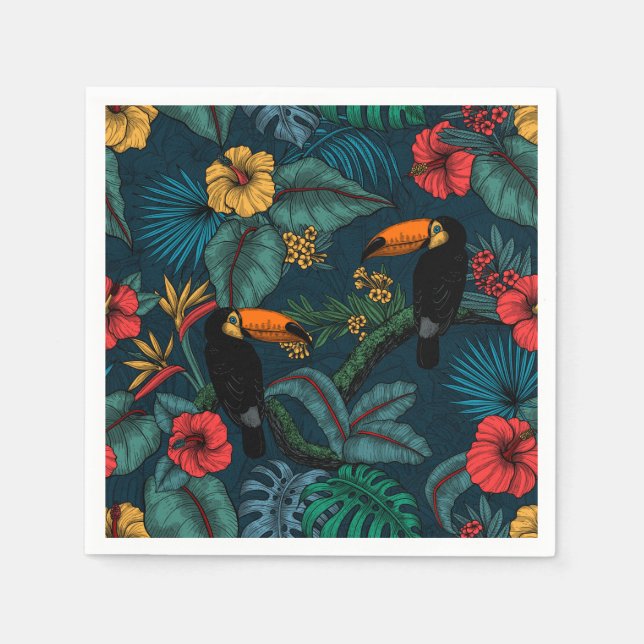 Toucan garden 2 napkin (Front)