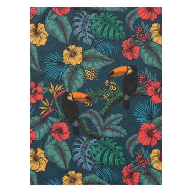 Toucan garden 2 tablecloth (Front)