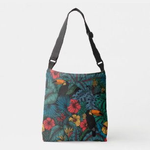 Toucan garden crossbody bag