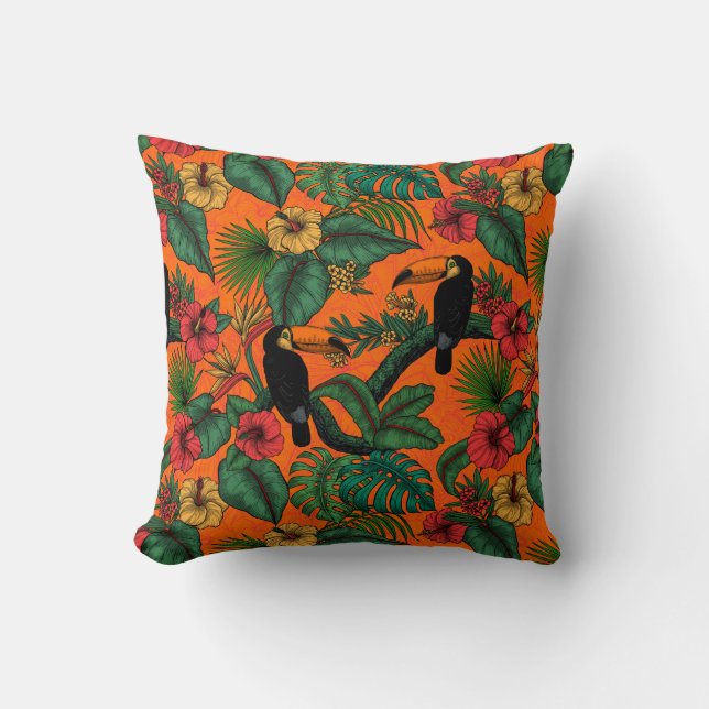 Toucan garden cushion (Front)