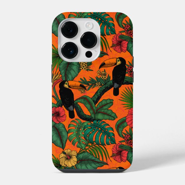 Toucan garden iPhone case (Back)