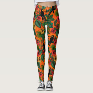 Toucan garden leggings