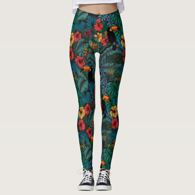Toucan garden leggings (Front)