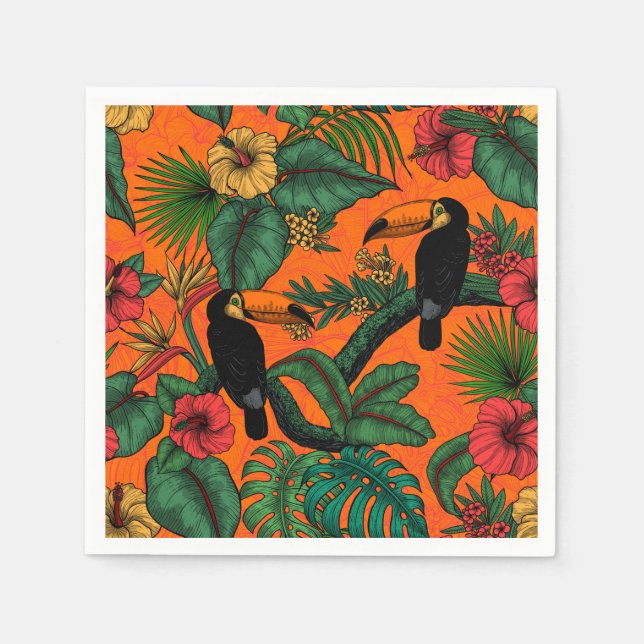 Toucan garden napkin (Front)
