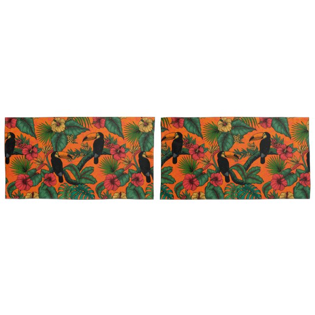 Toucan garden pillowcase (Front-Set)