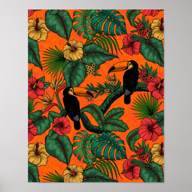 Toucan garden poster (Front)
