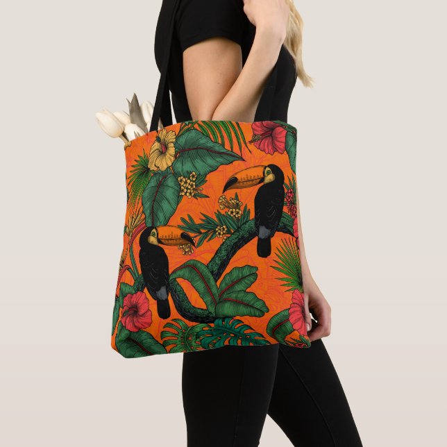 Toucan garden tote bag (Close Up)