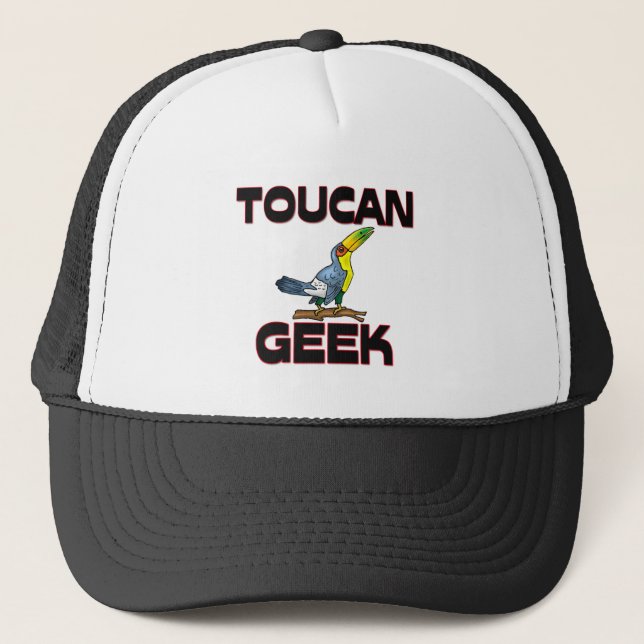 Toucan Geek Trucker Hat (Front)
