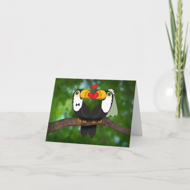 Toucan Get Married! Wedding Notecard (Front)