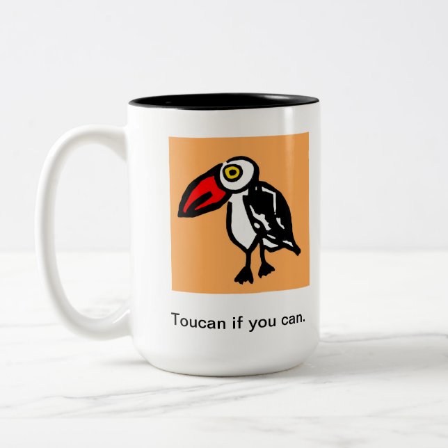 Toucan if you Can Mug (Left)