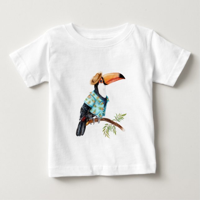 Toucan in Hawaiian shirt (Front)