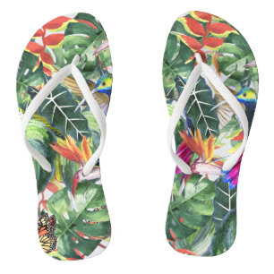 Toucan in the jungle thongs