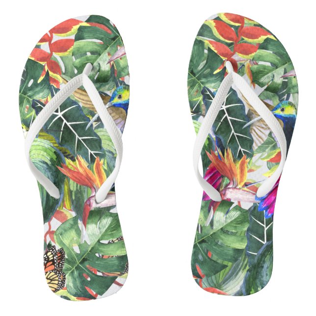Toucan in the jungle thongs (Footbed)