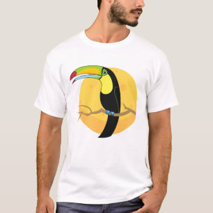 Toucan in the Sun colourful Bird Jungle T-Shirt