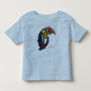 Toucan Mosaic Customisable Toddler T-Shirt