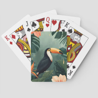 Toucan Muse Tropical Botanical Playing Cards