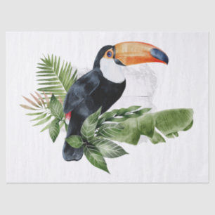 Toucan Parrot Tropical Watercolor Tissue Paper