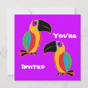 Toucan Party Invitation