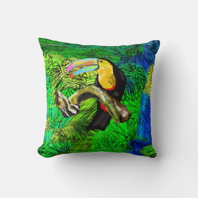 Toucan Pillow (Front)