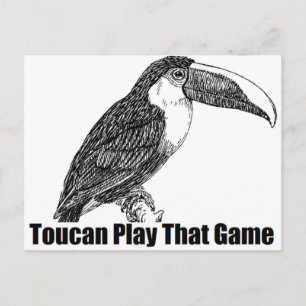 Toucan Play That Game Postcard