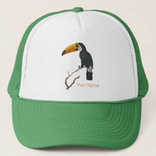 Toucan Portrait Animal Tropical Bird Design Trucker Hat