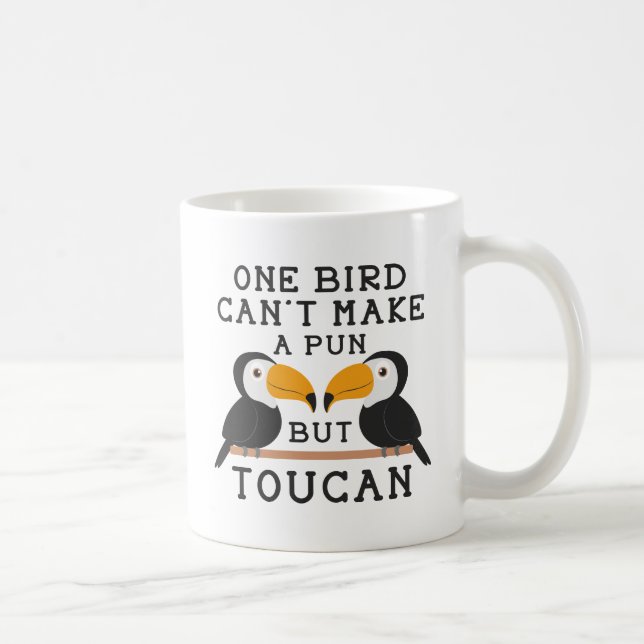 Toucan Pun Coffee Mug (Right)
