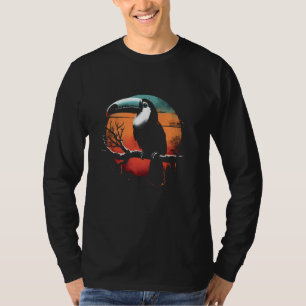 Toucan Retro Sunset - Vintage Toucan Tropical Bird T-Shirt