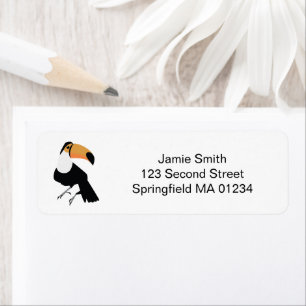 Toucan Return Address Label