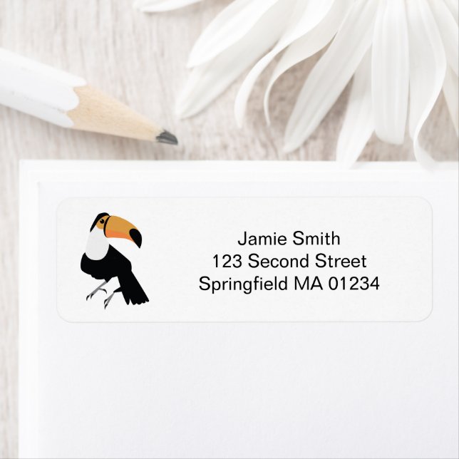 Toucan Return Address Label (Insitu)