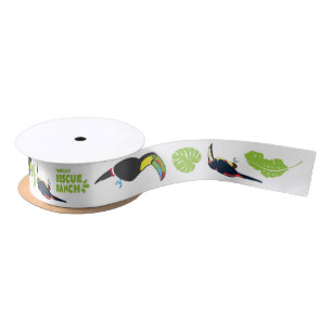 Toucan Ribbon Satin Ribbon