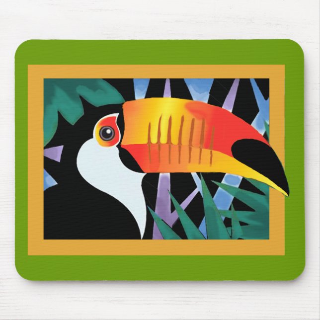 Toucan Tango Mouse Pad (Front)