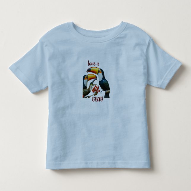 Toucan Tango, Rainforest Rhapsody  Toddler T-Shirt (Front)