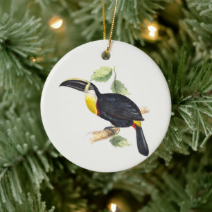 Toucan Tree Ceramic Ornament