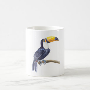 Toucan, tropical bird coffee mug