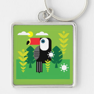 Toucan Tropical Bird Key Ring