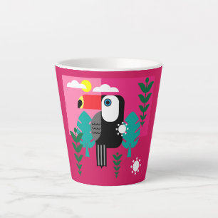 Toucan Tropical Bird Lovers Latte Mug